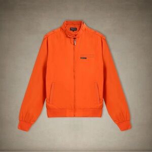 Members Only Men’s Orange Classic Iconic Racer Jacket - NWT - L